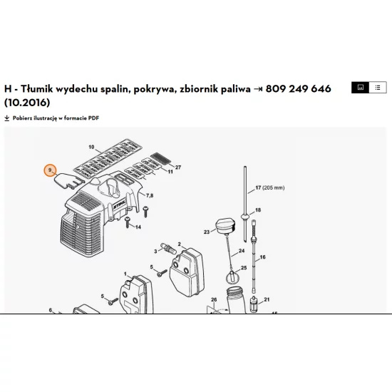 ANDREAS STIHLAG&CoKG   Element dystansowy 4134 084 6800