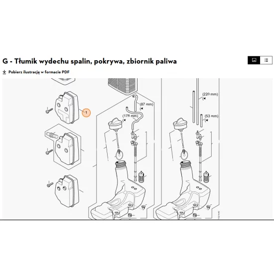 ANDREAS STIHLAG&CoKG   Tłumik wydechu spalin 4134 140 0613