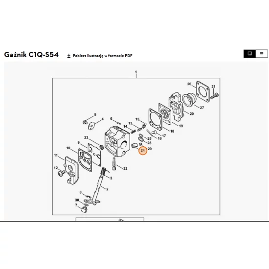 STIHL   Zawór wylotowy 4137 122 5100