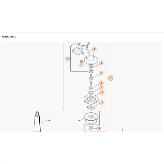 STIHL  Przekładnia 4137 640 0100