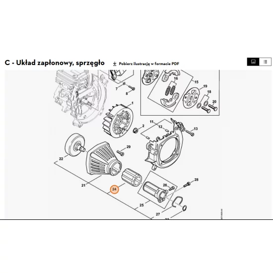 STIHL  Element gumowy 4137 791 9300