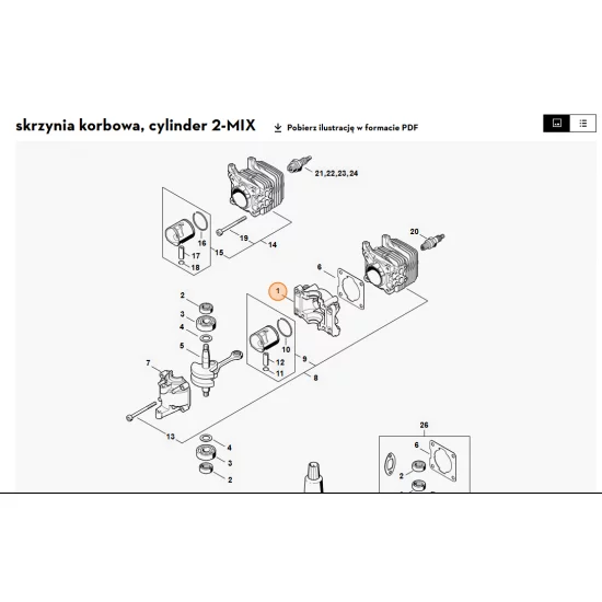 STIHL   Skrzynia korbowa 4140 021 0300