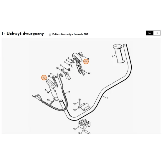 STIHL   Rękojeść 4140 790 0301