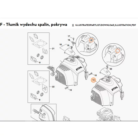 STIHL    Pokrywa 4147 080 1600