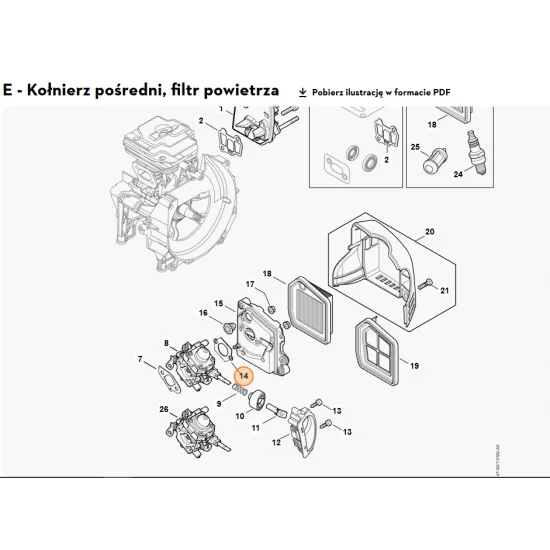 STIHL   Uszczelka 4147 129 0905