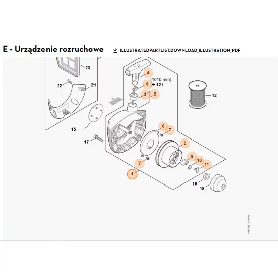 STIHL   Urządzenie rozruchowe 4147 190 4003