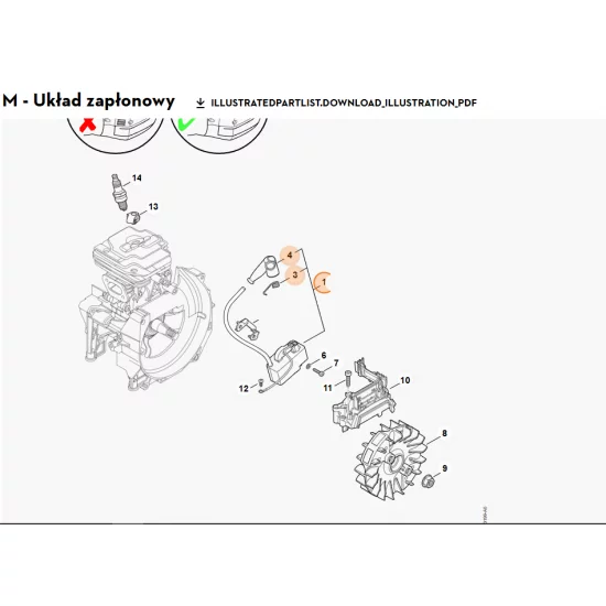 STIHL   Moduł zapłonowy 4147 400 1313