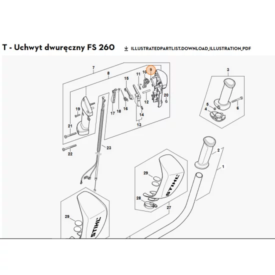 STIHL    Sprężyna zestykowa 4147 442 1600