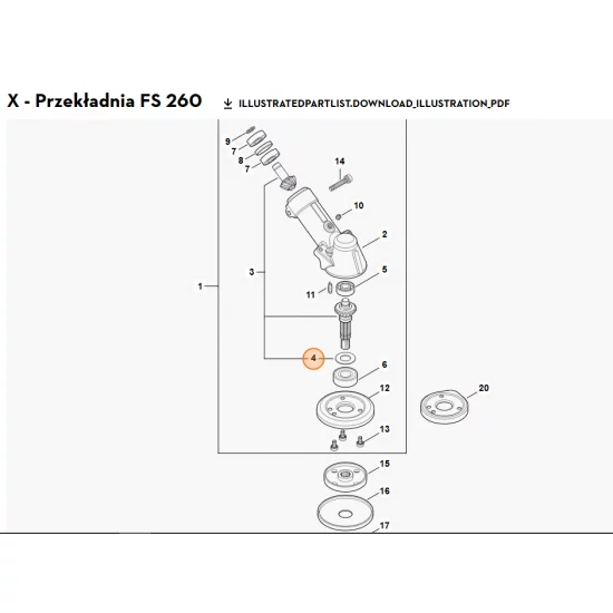 STIHL   Pokrywa tarczowa 4147 642 9500