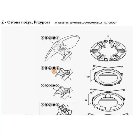 STIHL    Przypora Ø 200 mm 4147 710 8200