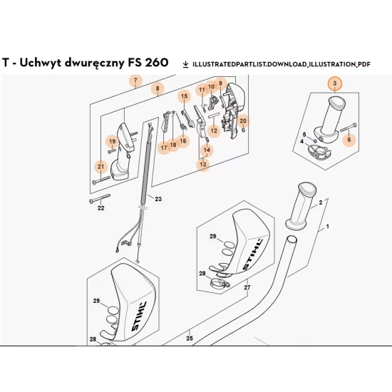 STIHL  Rękojeść 4147 790 0300