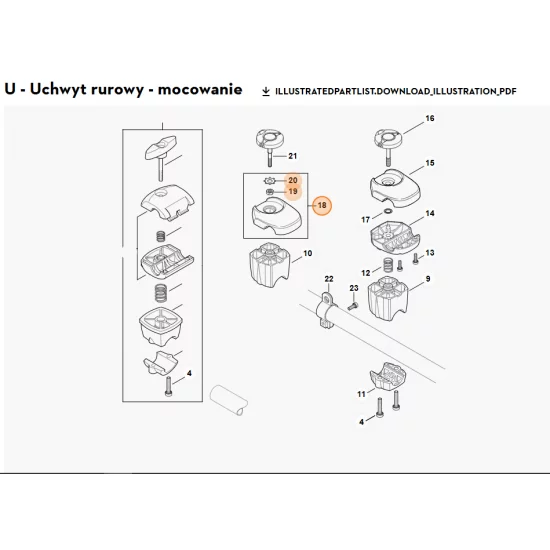 STIHL   Okładzina zaciskowa 4147 790 4800