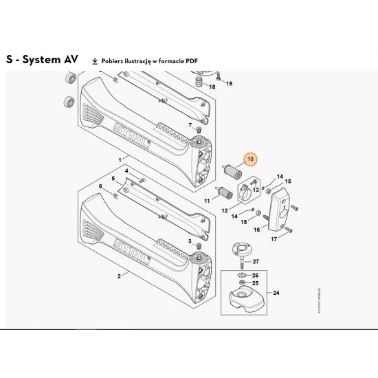 STIHL   Sprężyna AV 4147 790 8301