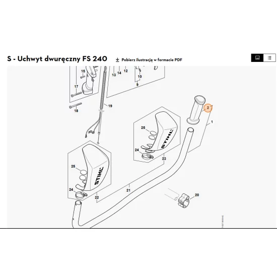 STIHL   Rękojeść 4147 791 0302