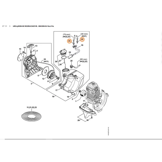 STIHL   Element łączący 4148 353 2700