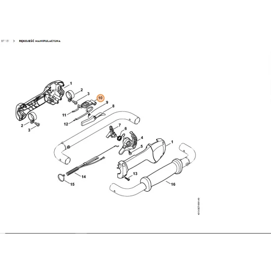 STIHL   Dźwignia 4149 182 2801