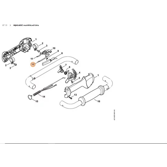 STIHL  Sprężyna zestykowa 4149 442 1601