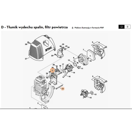 STIHL   Kołnierz pośredni 4180 120 2303