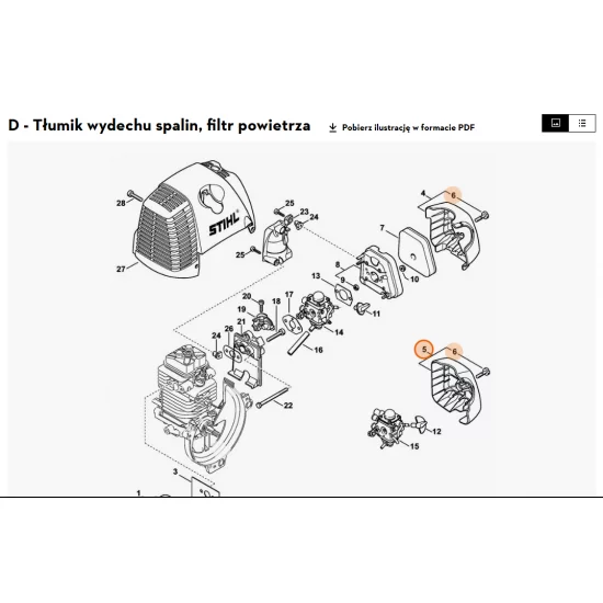 STIHL   Pokrywa filtra 4180 140 1000