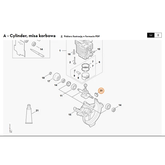 STIHL   Tulejka 4180 182 0700