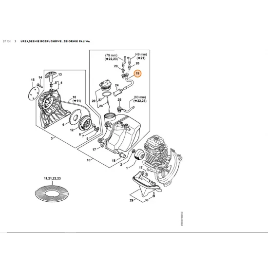 STIHL  Wąż 4180 358 7702