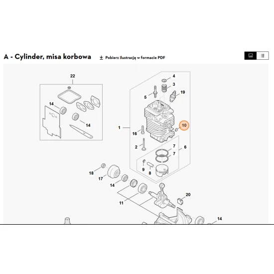 STIHL   Podkładka 4180 404 9300