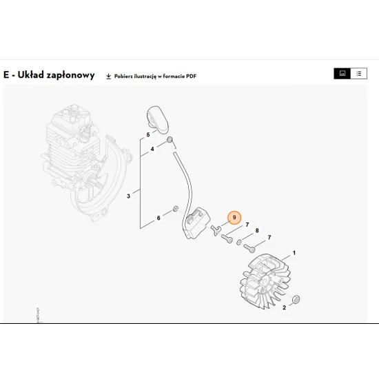 STIHL  Płaska wtyczka M 4180 431 2100