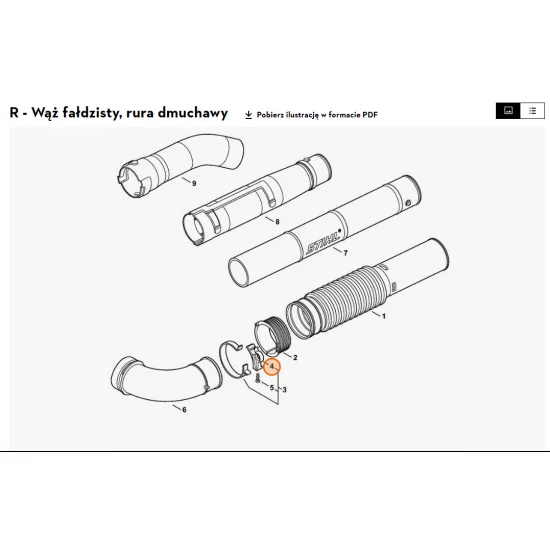 STIHL   Mocowanie 4203 708 8201