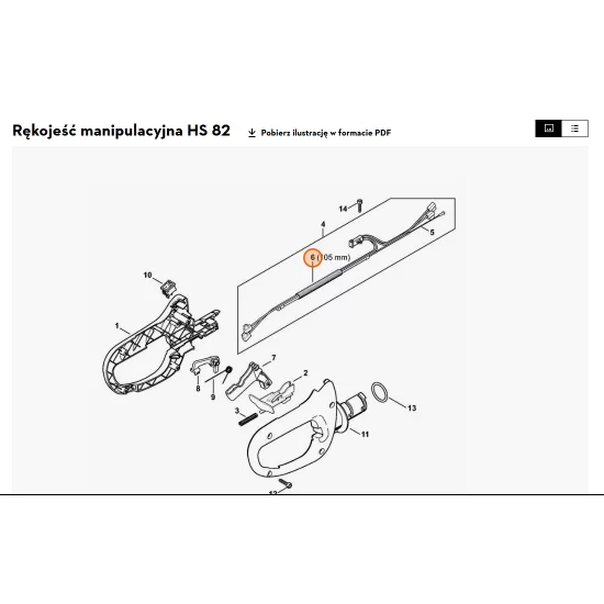 STIHL   Wąź 960 mm 4203 711 7201