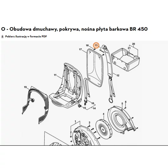 STIHL  Oś 4227 704 0900