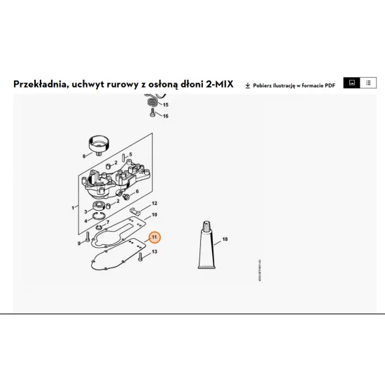 STIHL   Pokrywa przekładni 4228 641 0400