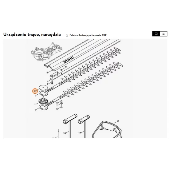 STIHL   Podkładka dystansowa 4228 642 8700