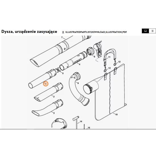 STIHL      Dysza okrągła prosta 4229 708 6300