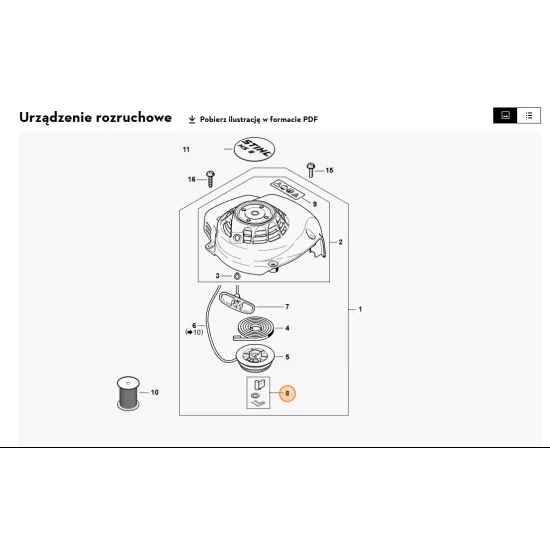 STIHL   Rygiel zapadkowy 4237 190 5150