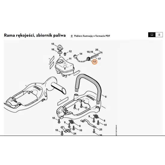 STIHL   Element łączący 4237 350 1400