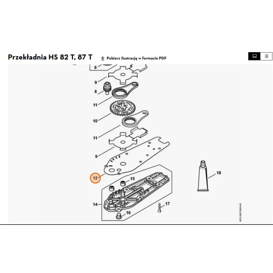 STIHL   Uszczelka 4237 649 0300