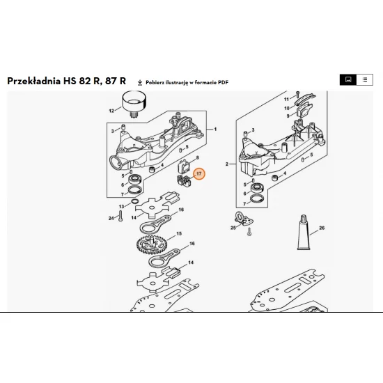 STIHL  Uszczelka 4237 649 0304