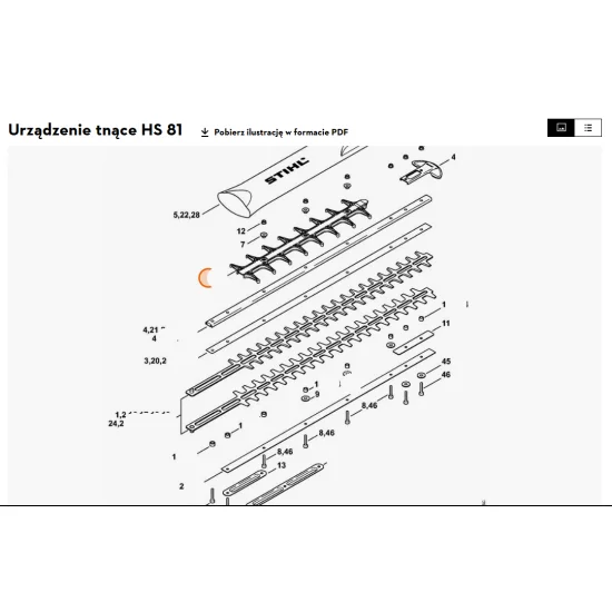 STIHL   Osłona T 4237 740 9502