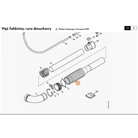 STIHL   Wąź fałdzisty 4241 701 6101