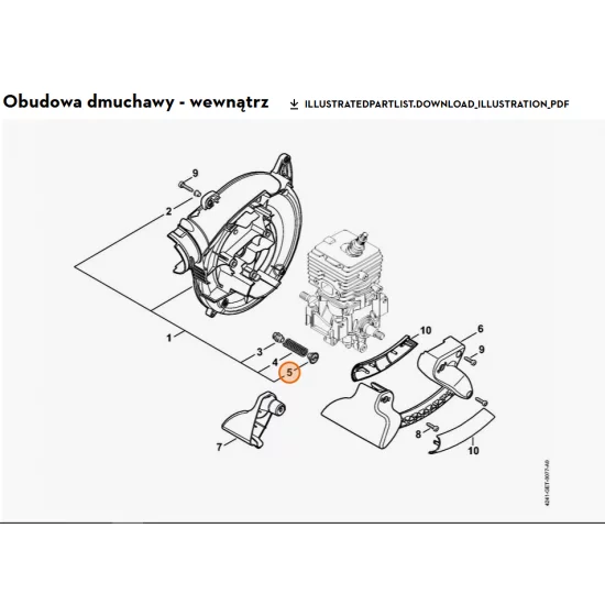 STIHL   Zatyczka antywibracyjna 4241 792 2900