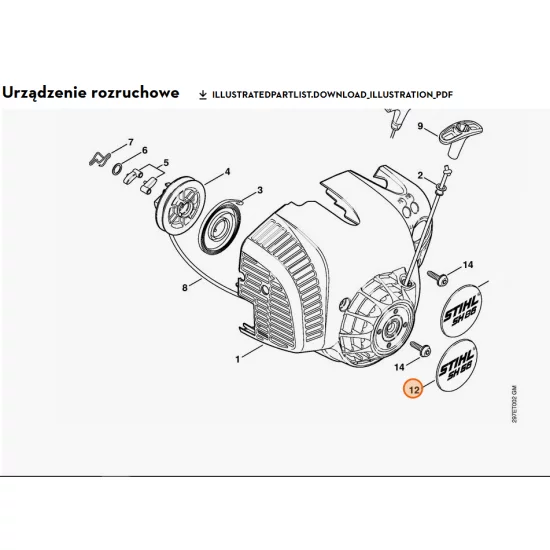 STIHL   Tabliczka z typem urządzenia SH 56 4241 967 1520