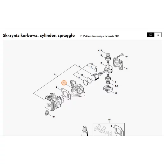 STIHL  Skrzynia korbowa 4242 021 0300