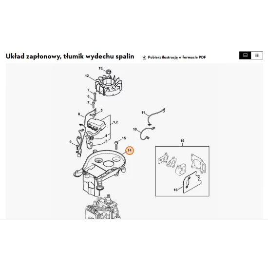 STIHL  Obudowa spiralna 4242 084 1101