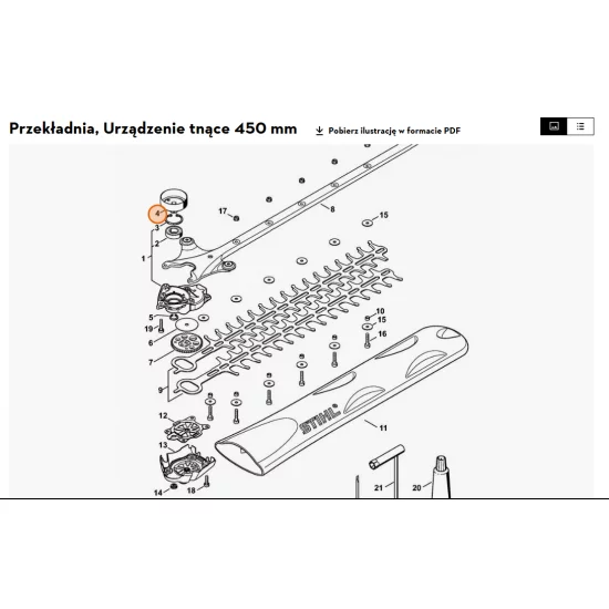 STIHL   Bęben sprzęgłowy 4242 160 2900