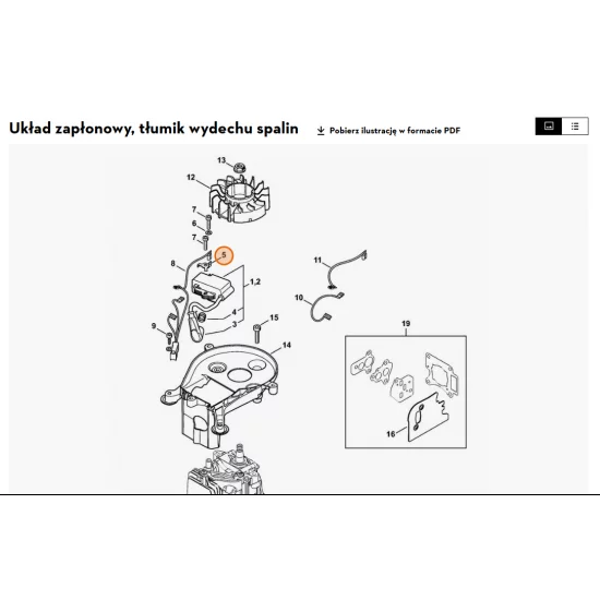 STIHL  Płaska wtyczka M 4242 431 2100