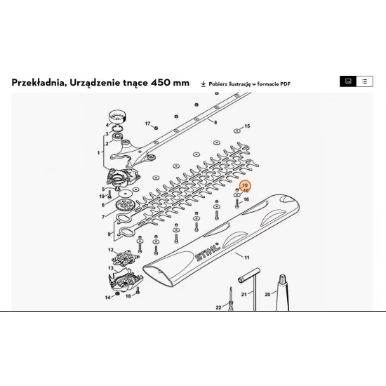 STIHL  Tulejka 4,4 mm 4242 641 4900