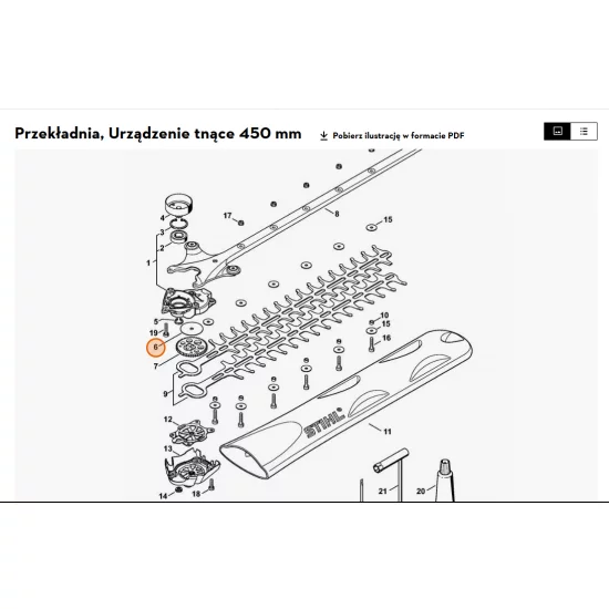 STIHL  Podkładka dystansowa 4242 642 8702