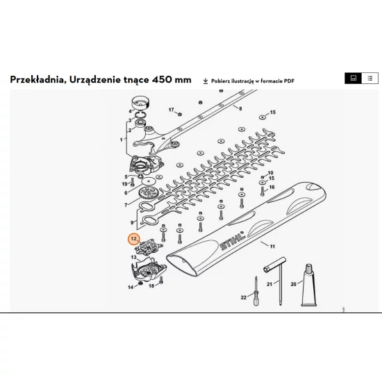 STIHL   Płytka ustalająca 4242 716 7400