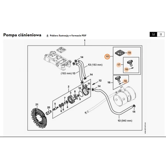 STIHL   Zestaw dyszy ULV 4244 007 1022