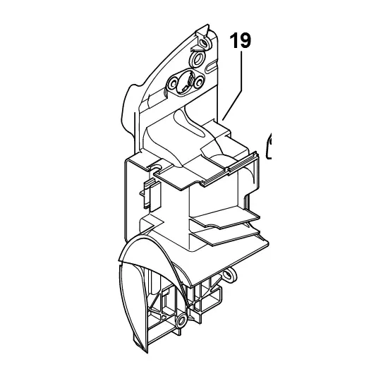 Obudowa filtra dmuchaw plecakowych STIHL BR 350 BR 430 BR 450 C-EF BR 450